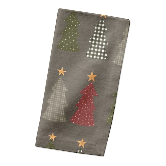 Tree Pattern Cotton Twill Napkin